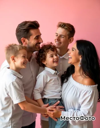 Пример успешной реализации услуги семейная фотосессия на МестоФото.РФ — наш профессионал создаст для вас уникальные и запоминающиеся материалы