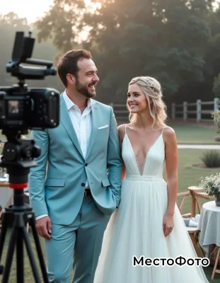 Пример успешной реализации услуги профессиональная видеосъёмка свадьбы на МестоФото.РФ — наш профессионал создаст для вас уникальные и запоминающиеся материалы